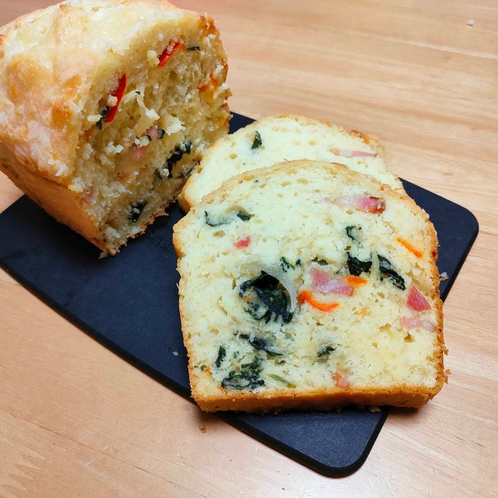 ホットケーキミックスで作る簡単ケークサレ